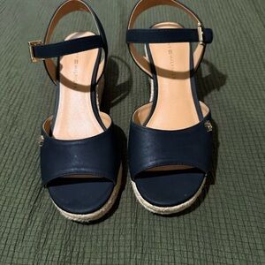 Tommy Hilfiger Black Wedges